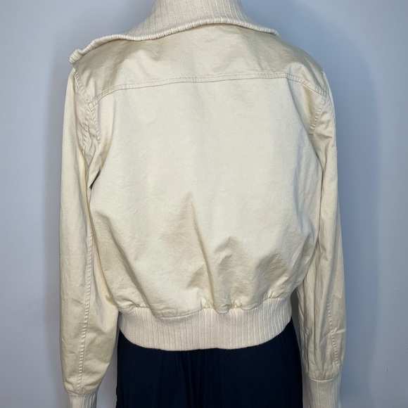 Gap khaki waist length bomber jacket size Large - Picture 3 of 7